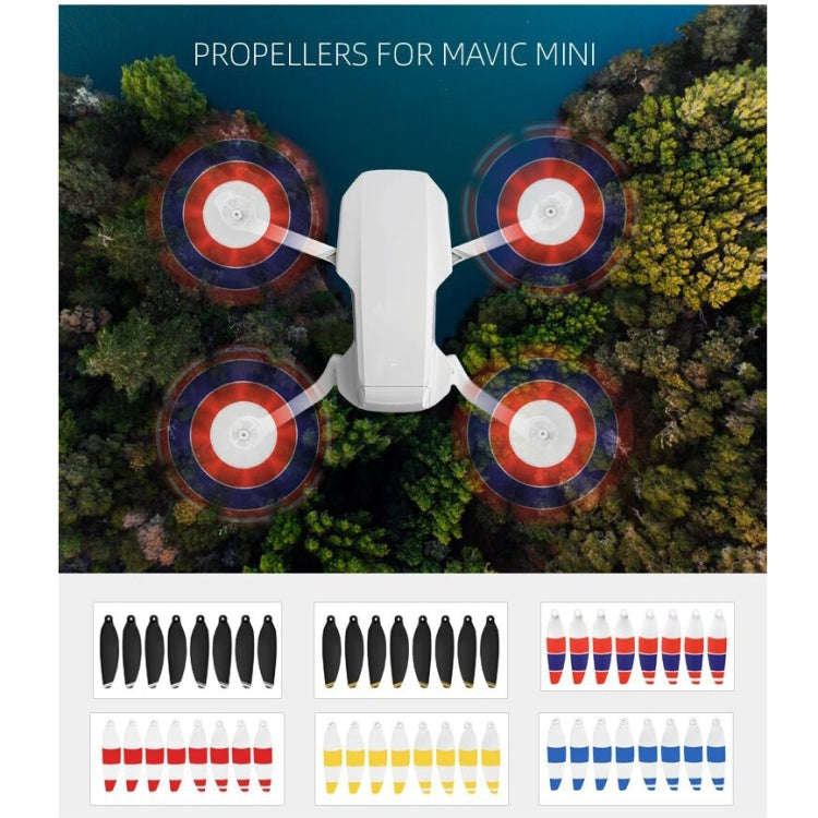 8 PCS/Set Sunnylife 4726F Low Noise Quick-release Wing Propellers for DJI Mini 2, For DJI Mini 2 ...