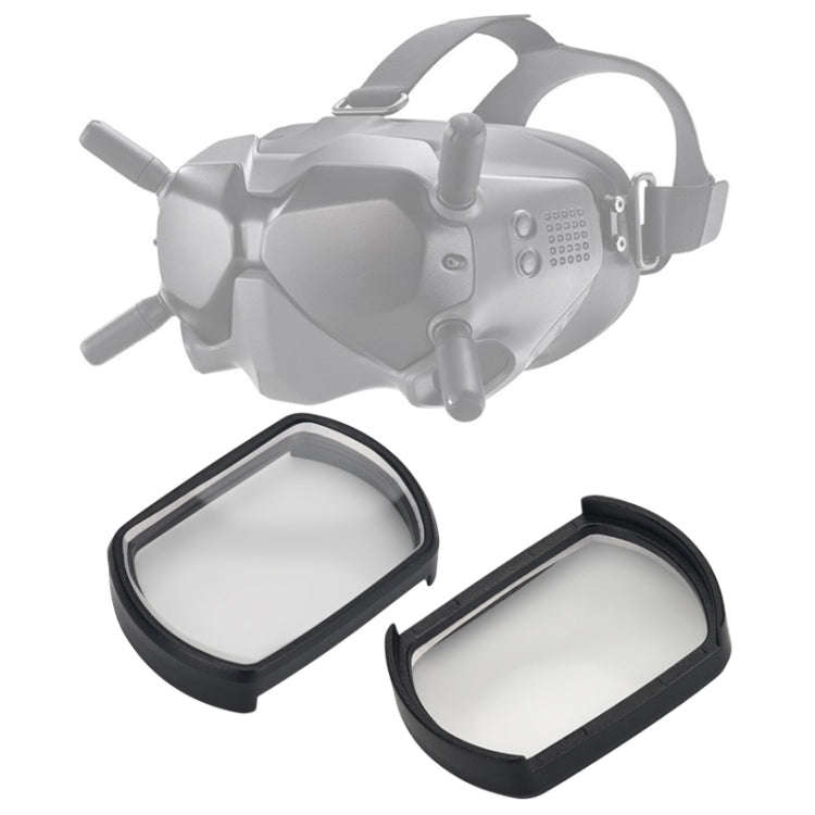 RCSTQ 2 PCS 350 Degree Myopia Glasses Lens Vision Correction Aspherical Lens for DJI FPV Goggles ...