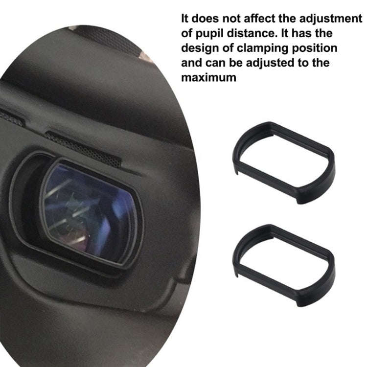 RCSTQ 2 PCS 350 Degree Myopia Glasses Lens Vision Correction Aspherical Lens for DJI FPV Goggles ...