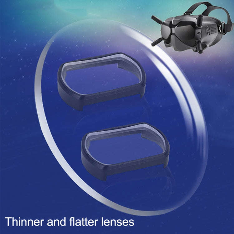RCSTQ 2 PCS 350 Degree Myopia Glasses Lens Vision Correction Aspherical Lens for DJI FPV Goggles ...