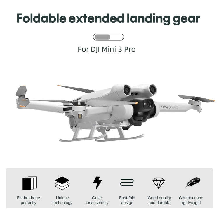 STARTRC Folding Anti-fall Anti-dirt Heightened Landing Gear Training Rack for DJI Mini 3 Pro, For...