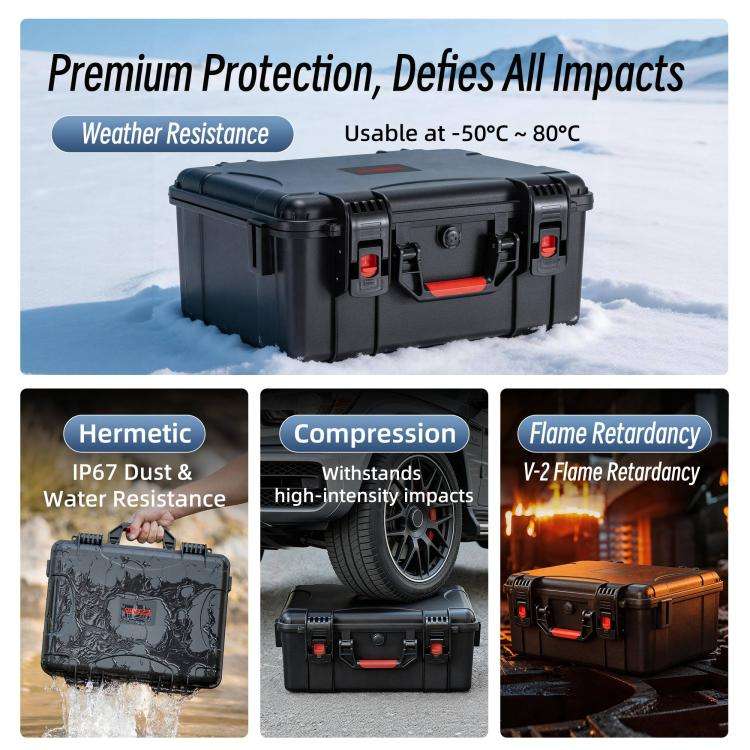 For DJI Avata 360 STARTRC Portable Waterproof Suitcase Motion-Sensing Fly Kit Storage Box, For DJ...