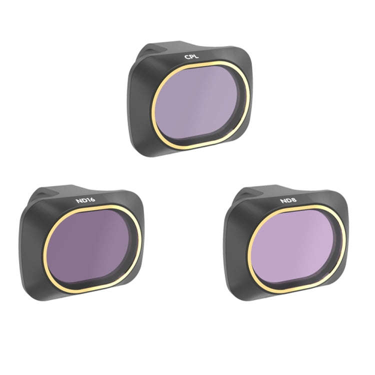 JSR Drone 3 in 1 CPL+ND8+ND16 Lens Filter for DJI MAVIC mini, CPL+ND8+ND16