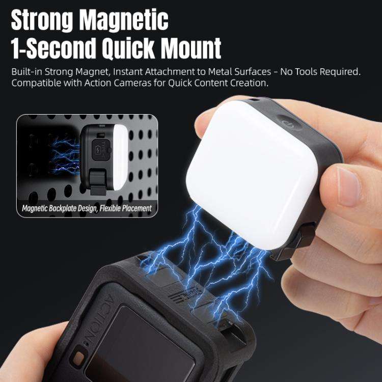 For DJI Osmo Pocket 3 STARTRC Cat Ears Magnetic Three Colors LED Fill Light with Fixed Clamp, For...