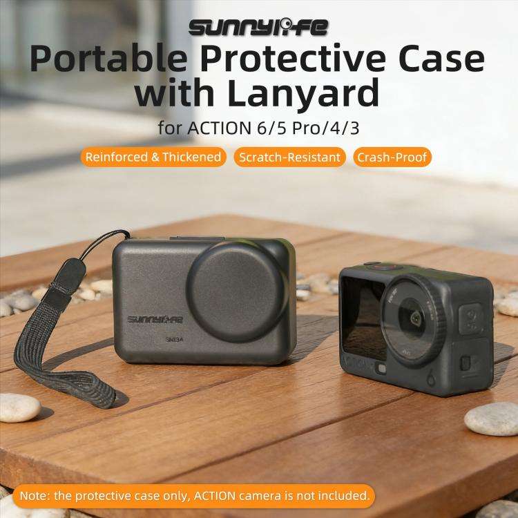 Sunnylife Portable Protective Cover Shock-proof Dust-proof Storage Box with Lanyard for DJI Osmo ...