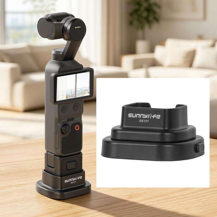 For DJI Osmo Pocket 4 / 3 Sunnylife Detachable Car & Desktop Base Stand Base Desktop Stabilizer S...