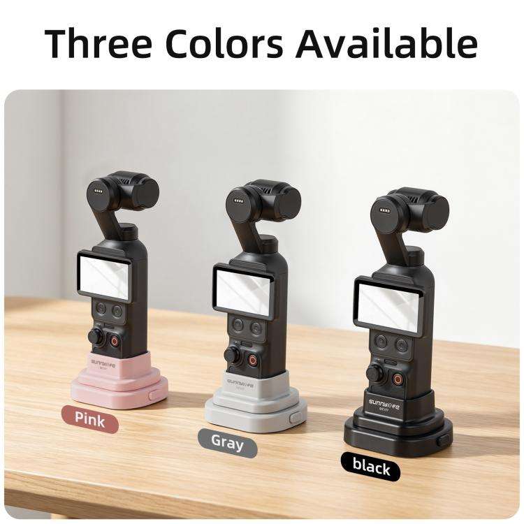 For DJI Osmo Pocket 4 / 3 Sunnylife Detachable Car & Desktop Base Stand Base Desktop Stabilizer S...