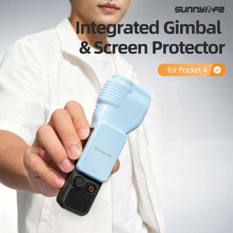 For DJI Osmo Pocket 4 Sunnylife Colorful Gimbal Cover Camera Protector Screen Guard Shield