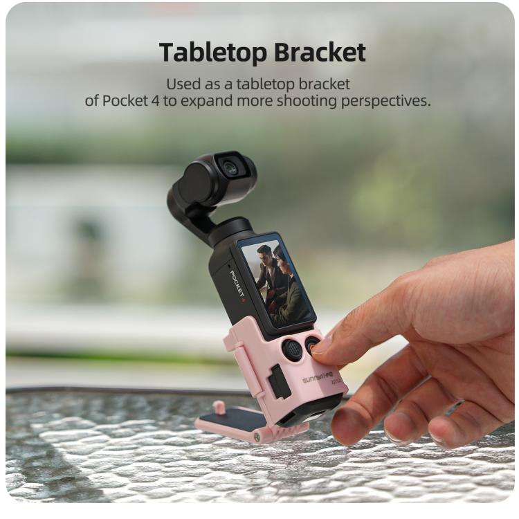 For DJI Osmo Pocket 4 / 3 Sunnylife Multifunctional Magnetic Mount Tabletop Base Bracket Angles A...