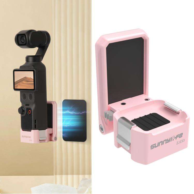 For DJI Osmo Pocket 4 / 3 Sunnylife Quick-Release Magnetic Mount Tabletop Base Plastic Bracket An...