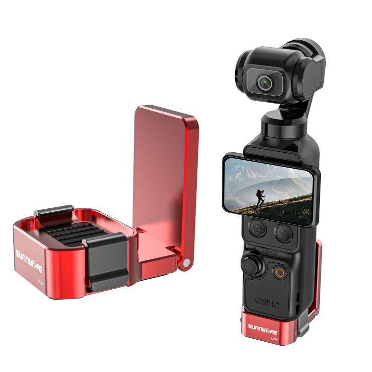 For DJI Osmo Pocket 4 / 3 Sunnylife Metal Quick-Release Magnetic Mount Tabletop Base Bracket Angl...
