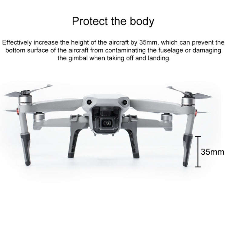 PGYTECH P-16A-036 Portable Heightened Landing Gear Extensions Rack for DJI Mavic Air 2, Extension...