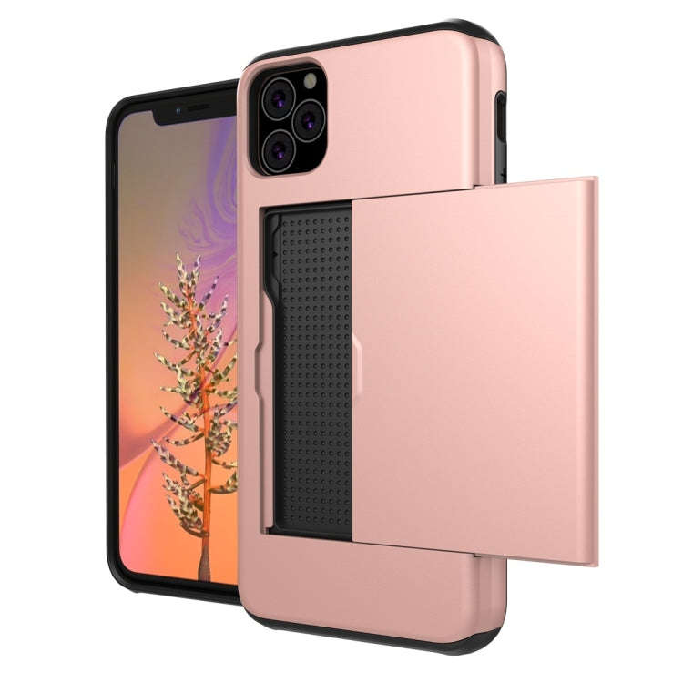 Shockproof Rugged Armor Protective Case with Card Slot, For iPhone 11 Pro