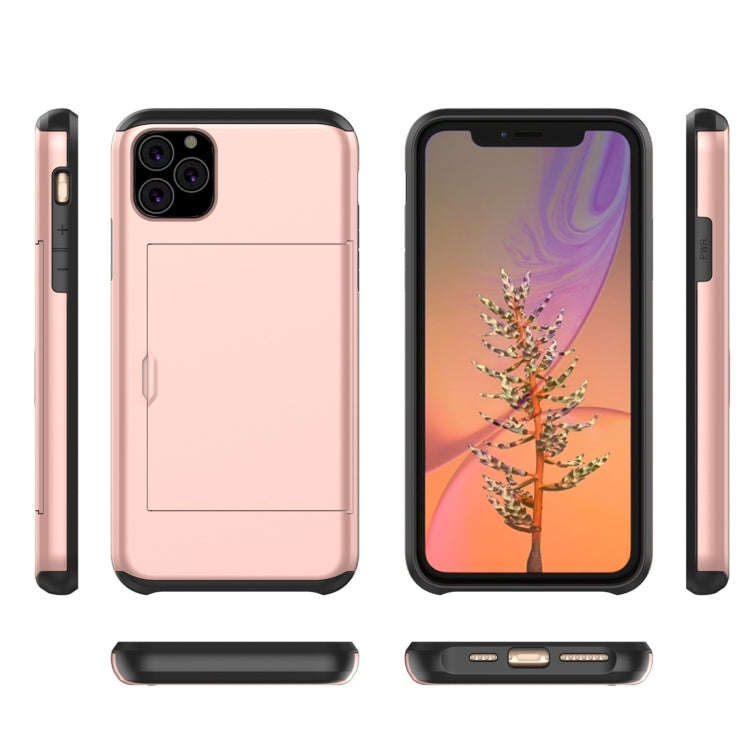 Shockproof Rugged Armor Protective Case with Card Slot, For iPhone 11 Pro