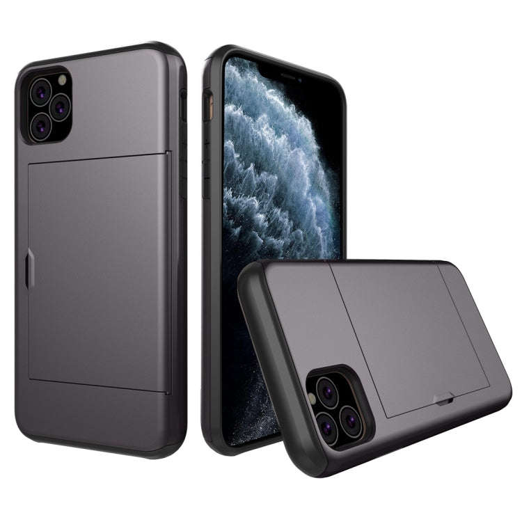 Shockproof Rugged Armor Protective Case with Card Slot, For iPhone 11 Pro