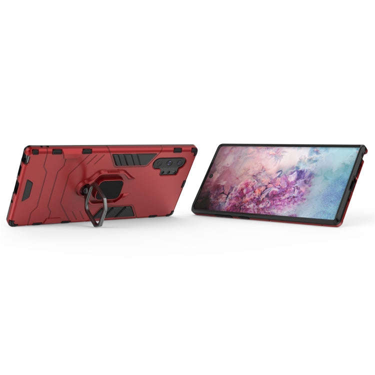 PC + TPU Shockproof Protective Case with Magnetic Ring Holder for Galaxy Note10 Pro