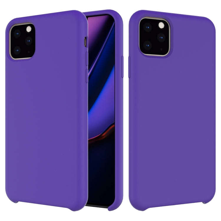 Solid Color Liquid Silicone Shockproof Case, For iPhone 11, For iPhone 11 Pro Max, For iPhone 11 Pro
