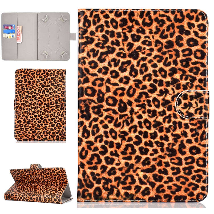 Colored Pattern Drawing Horizontal Flip PU Leather Case with Three-folding Holder & Sleep / Wake-...