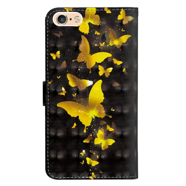 3D Painting Pattern Horizontal Flip TPU + PU Leather Case with Holder & Card Slots & Wallet, For ...