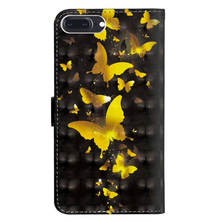 3D Painting Pattern Horizontal Flip TPU + PU Leather Case with Holder & Card Slots & Wallet, For ...