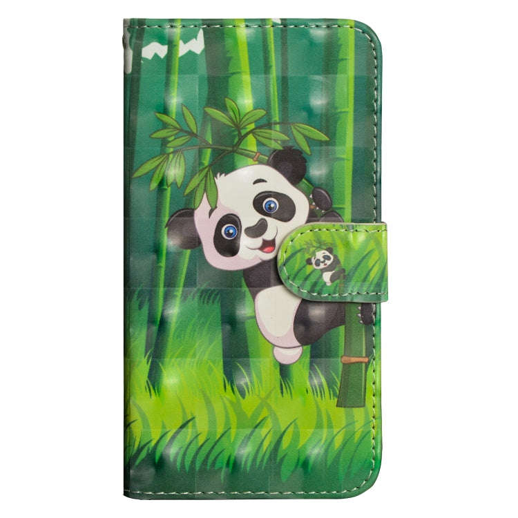 3D Painting Pattern Horizontal Flip TPU + PU Leather Case with Holder & Card Slots & Wallet, For ...