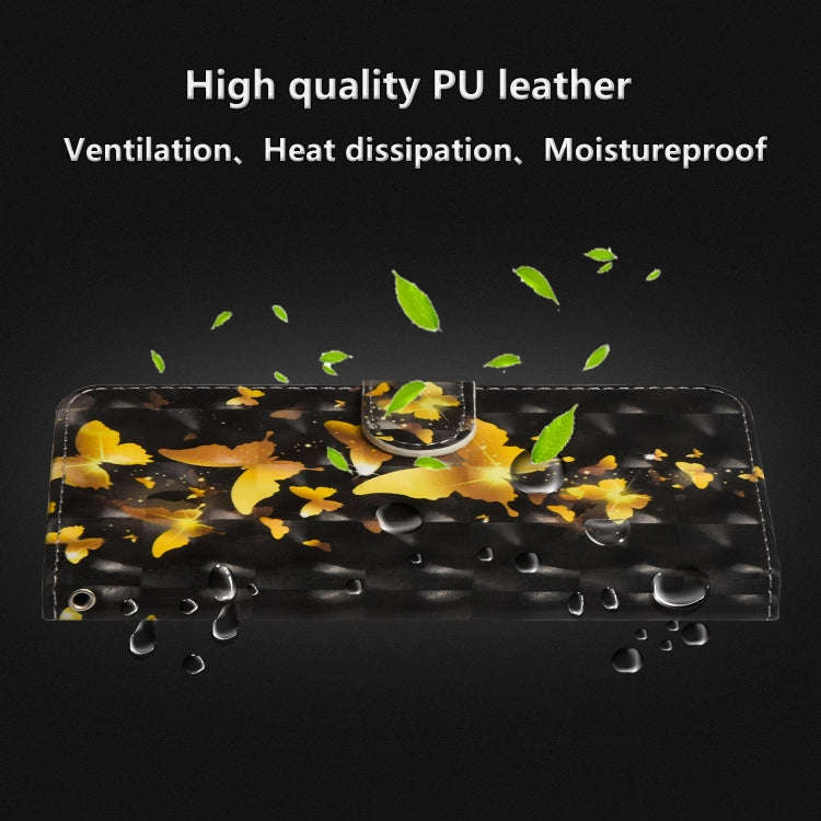 3D Painting Pattern Horizontal Flip TPU + PU Leather Case with Holder & Card Slots & Wallet, For ...