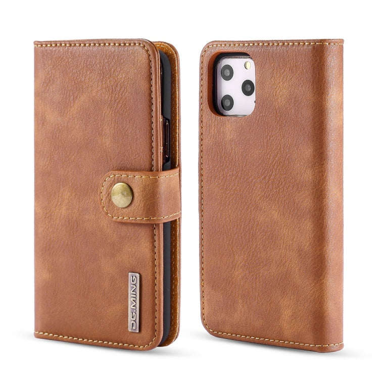 DG.MING Crazy Horse Texture Flip Detachable Magnetic Leather Case with Holder & Card Slots & Wall...