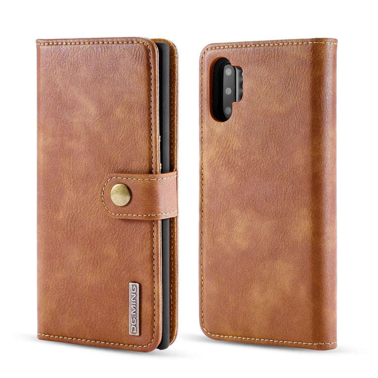 DG.MING Crazy Horse Texture Flip Detachable Magnetic Leather Case with Holder & Card Slots & Wall...