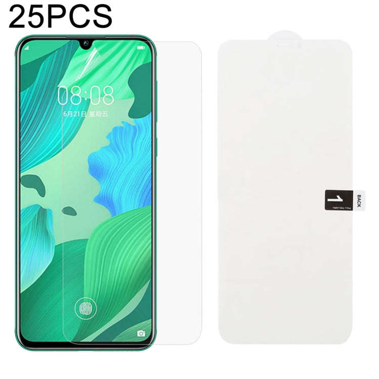 25 PCS Soft Hydrogel Film Full Cover Front Protector with Alcohol Cotton + Scratch Card for, For ...