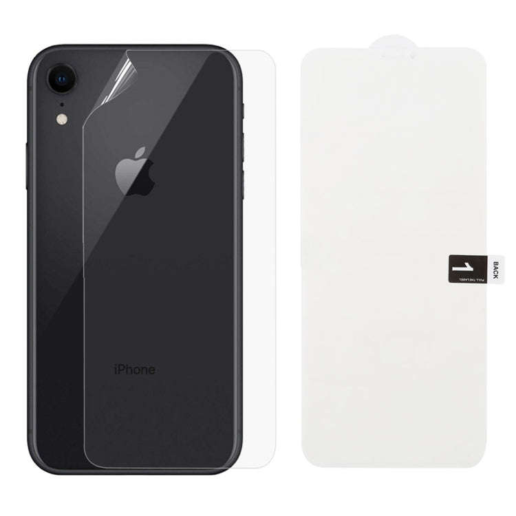 Soft Hydrogel Film Full Cover Back Protector for, For iPhone XR(Back)(1 PC)