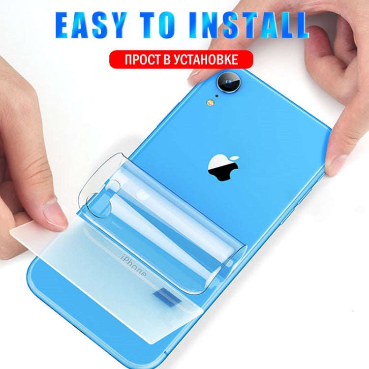 Soft Hydrogel Film Full Cover Back Protector for, For iPhone XR(Back)(1 PC)