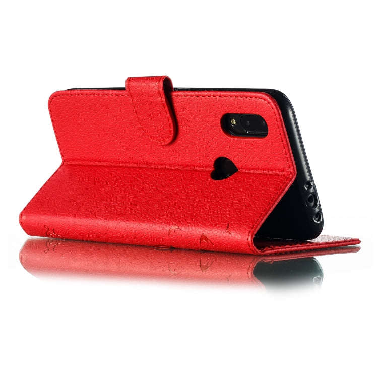 Feather Pattern Litchi Texture Horizontal Flip Leather Case with Wallet & Holder & Card Slots, Fo...