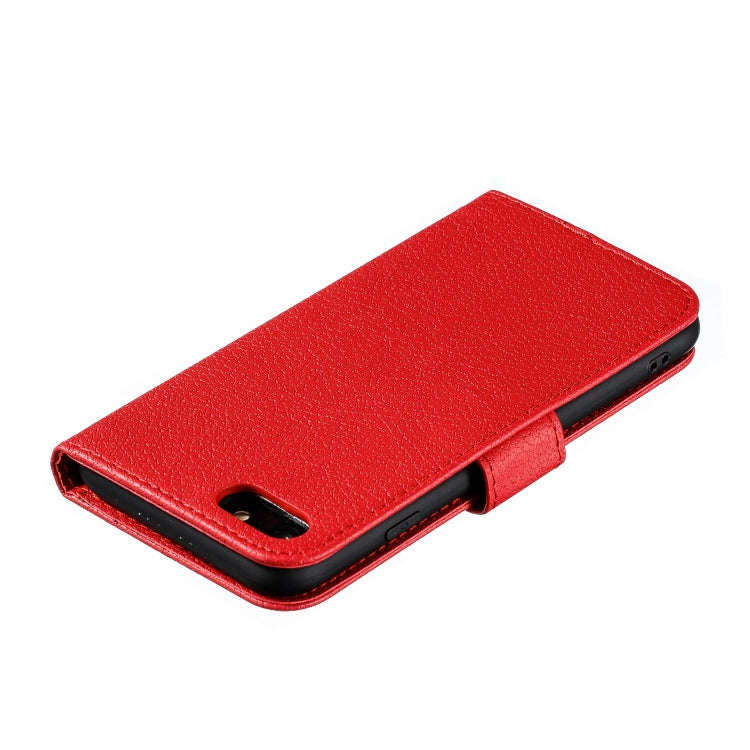 Feather Pattern Litchi Texture Horizontal Flip Leather Case with Wallet & Holder & Card Slots, Fo...