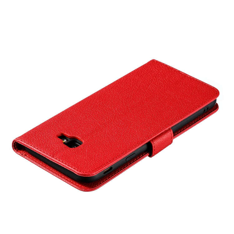 Feather Pattern Litchi Texture Horizontal Flip Leather Case with Wallet & Holder & Card Slots, Fo...