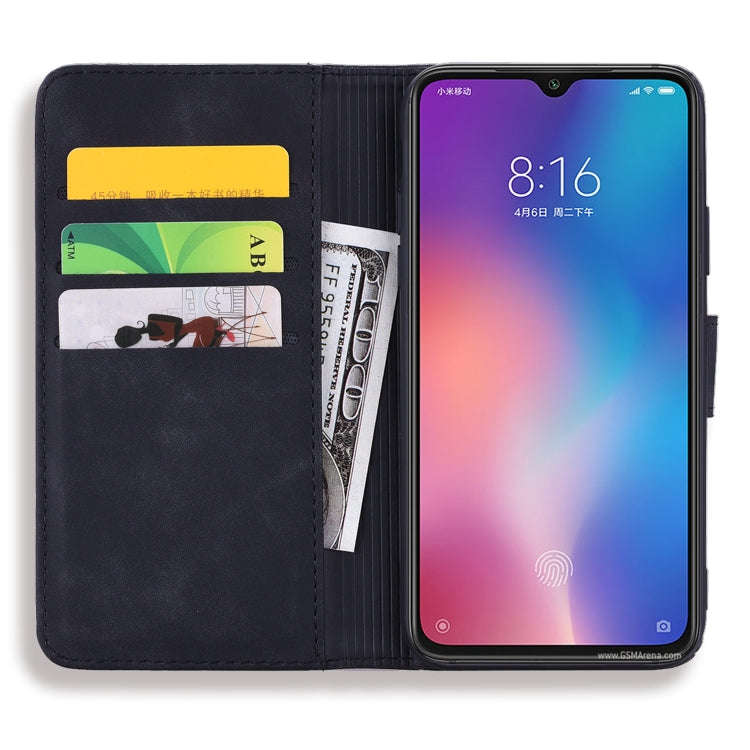 Calf Pattern Double Folding Design Embossed Leather Case with Wallet & Holder & Card Slots, for X...