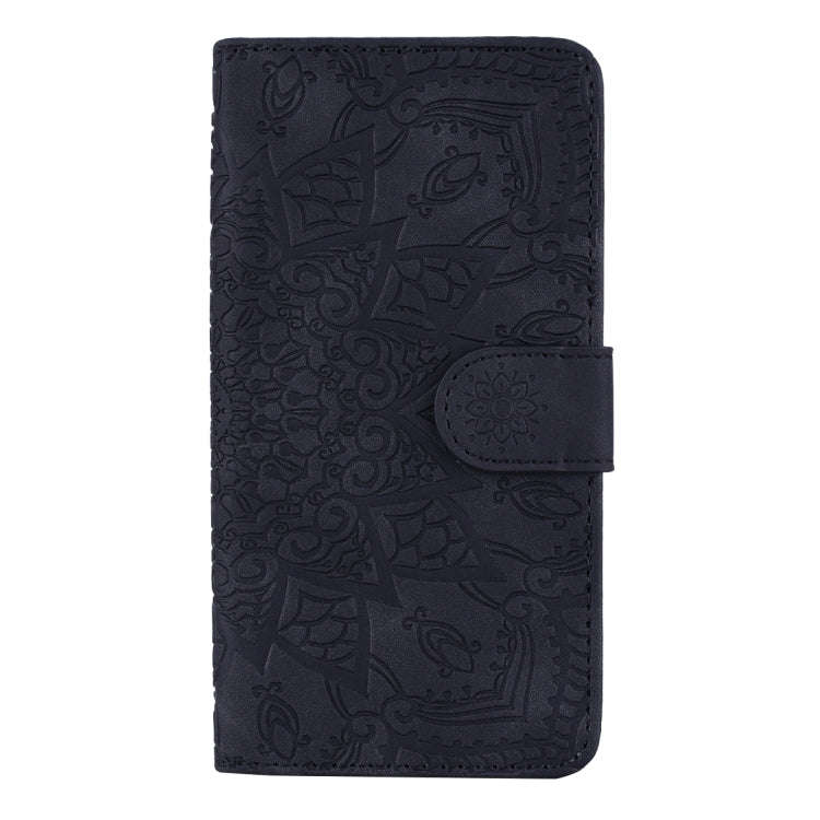 Calf Pattern Double Folding Design Embossed Leather Case with Wallet & Holder & Card Slots, for G...