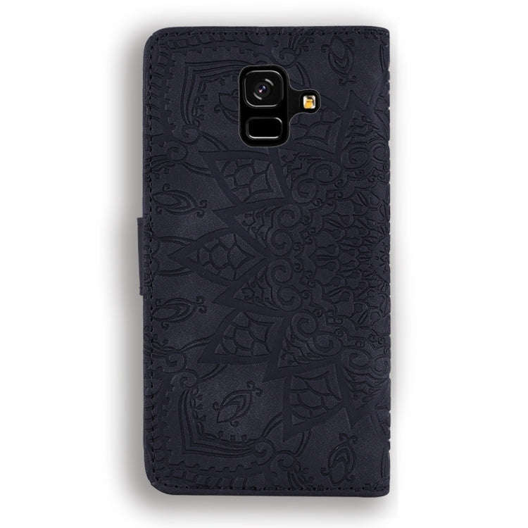 Calf Pattern Double Folding Design Embossed Leather Case with Wallet & Holder & Card Slots, for G...