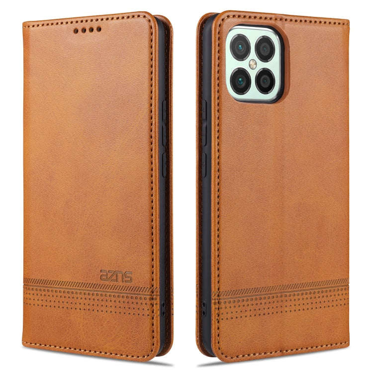 AZNS Magnetic Calf Texture Horizontal Flip Leather Case with Card Slots & Holder & Wallet, For Hu...