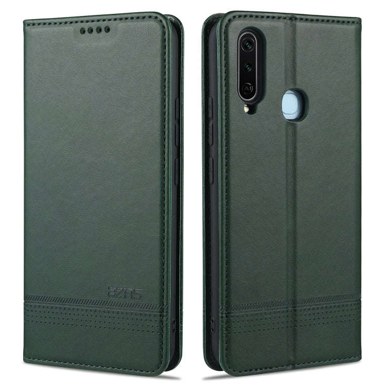 AZNS Magnetic Calf Texture Horizontal Flip Leather Case with Card Slots & Holder & Wallet, For Hu...