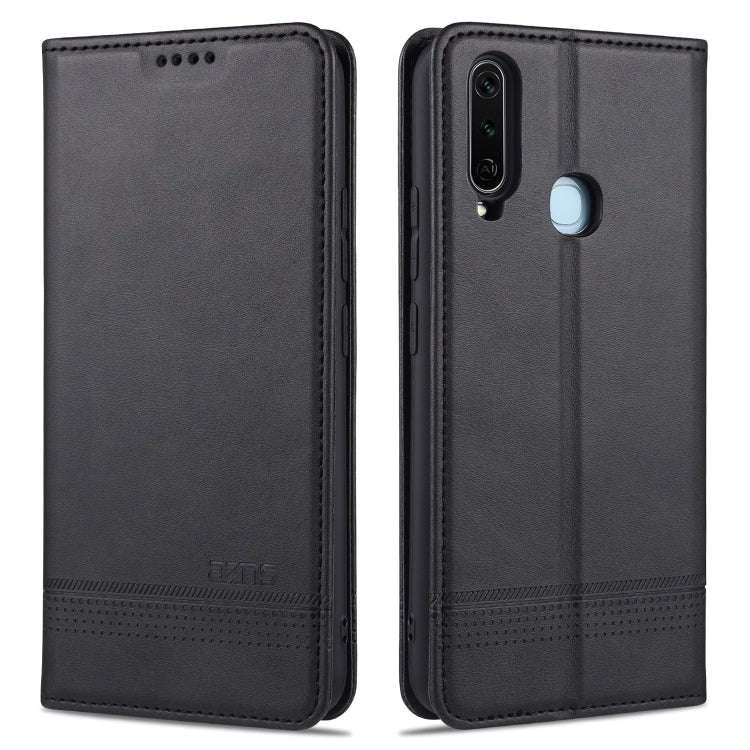 AZNS Magnetic Calf Texture Horizontal Flip Leather Case with Card Slots & Holder & Wallet, For Hu...