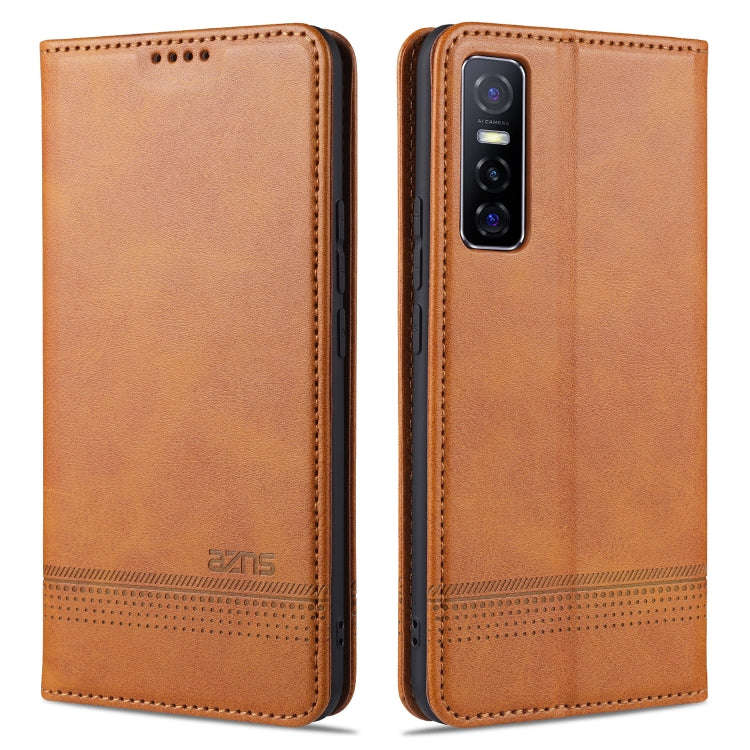 AZNS Magnetic Calf Texture Horizontal Flip Leather Case with Card Slots & Holder & Wallet, For Hu...