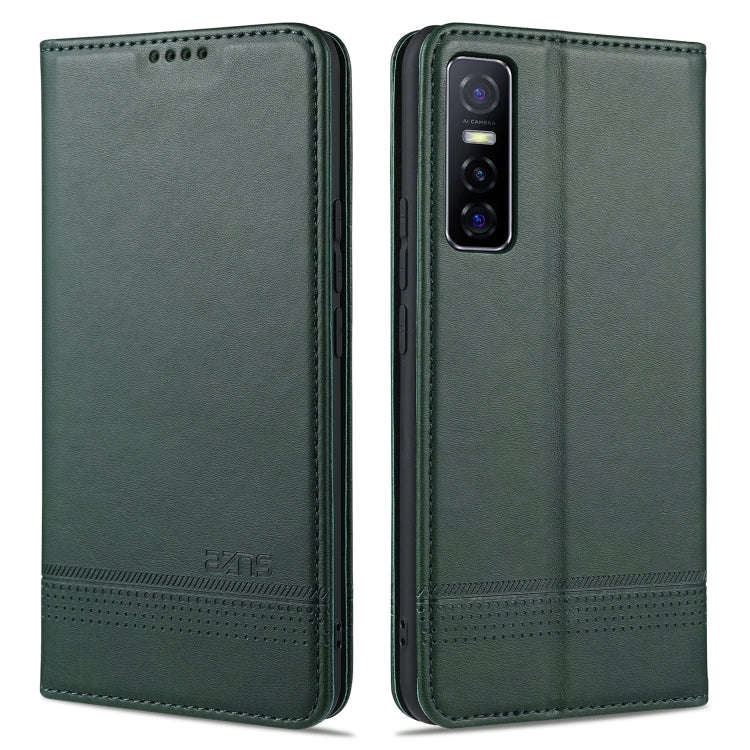 AZNS Magnetic Calf Texture Horizontal Flip Leather Case with Card Slots & Holder & Wallet, For Hu...