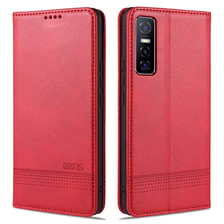 AZNS Magnetic Calf Texture Horizontal Flip Leather Case with Card Slots & Holder & Wallet, For Hu...