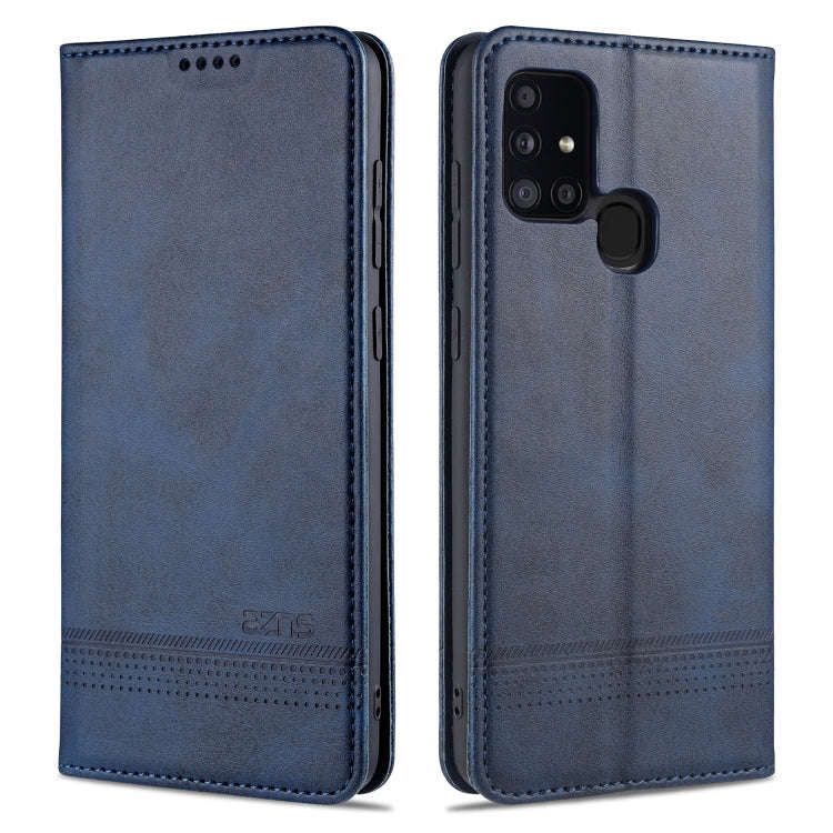 AZNS Magnetic Calf Texture Horizontal Flip Leather Case with Card Slots & Holder & Wallet, For Hu...