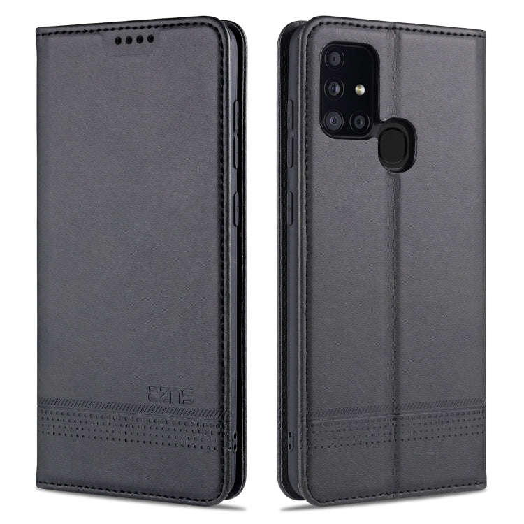 AZNS Magnetic Calf Texture Horizontal Flip Leather Case with Card Slots & Holder & Wallet, For Hu...