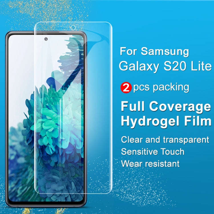 2 PCS IMAK Hydrogel Film III Full Coverage Screen Protector, For Samsung Galaxy S20+, For Sony Xp...