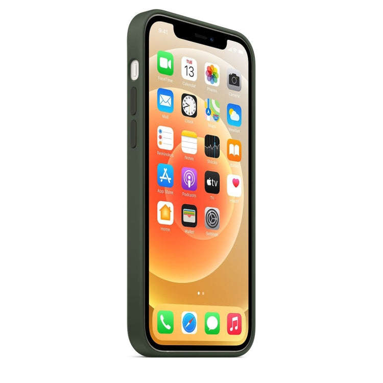 Magnetic Liquid Silicone Full Coverage Shockproof Case with Magsafe Charging Magnet, For iPhone 1...