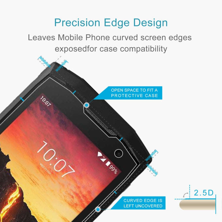 10 PCS 0.26mm 9H 2.5D Tempered Glass Film, For Crosscall Core M4 (10 PCS), For Crosscall Core M4 ...