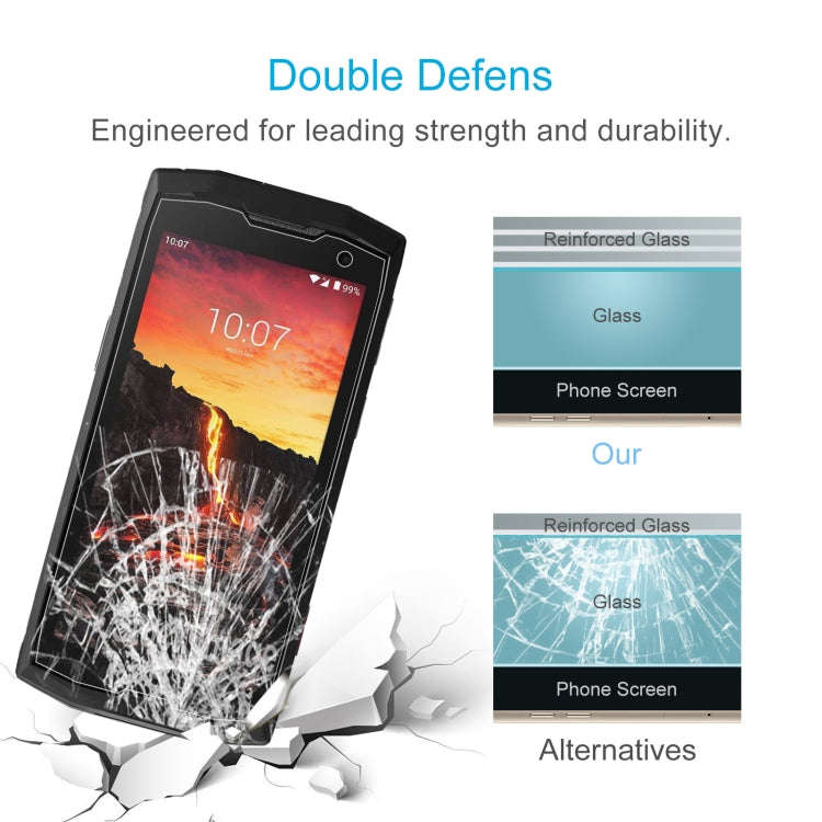 10 PCS 0.26mm 9H 2.5D Tempered Glass Film, For Crosscall Core M4 (10 PCS), For Crosscall Core M4 ...