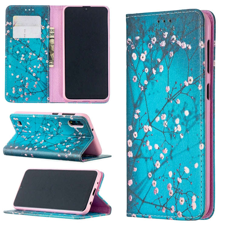 Colored Drawing Pattern Invisible Magnetic Horizontal Flip PU Leather Case with Holder & Card Slo...